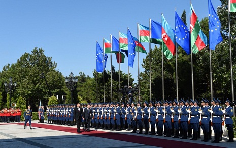 Official welcoming ceremony for EU Donald Tusk held in Baku - PHOTOS
